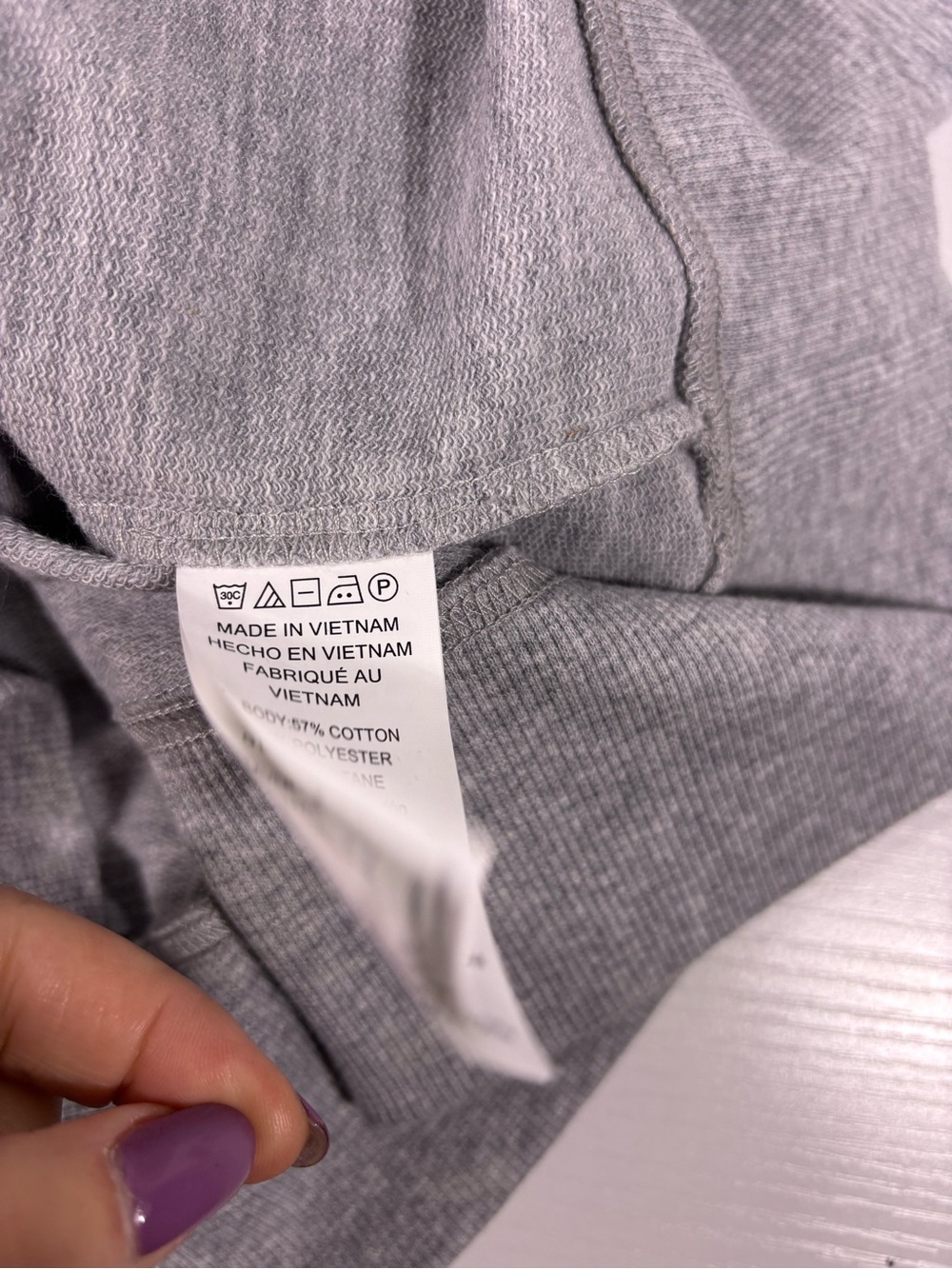 NWT Michael Kors Hoodie Dress Gray MK Logo Sweatshirt Dress Size Medium - Picture 7 of 9